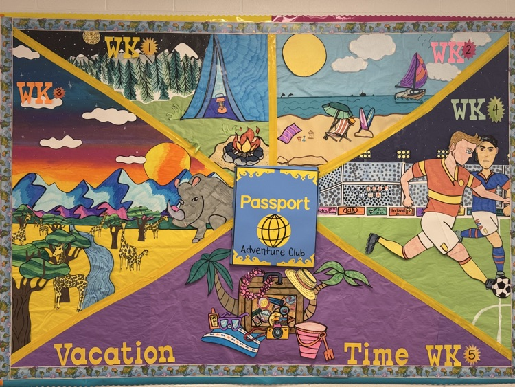 summer school bulletin board