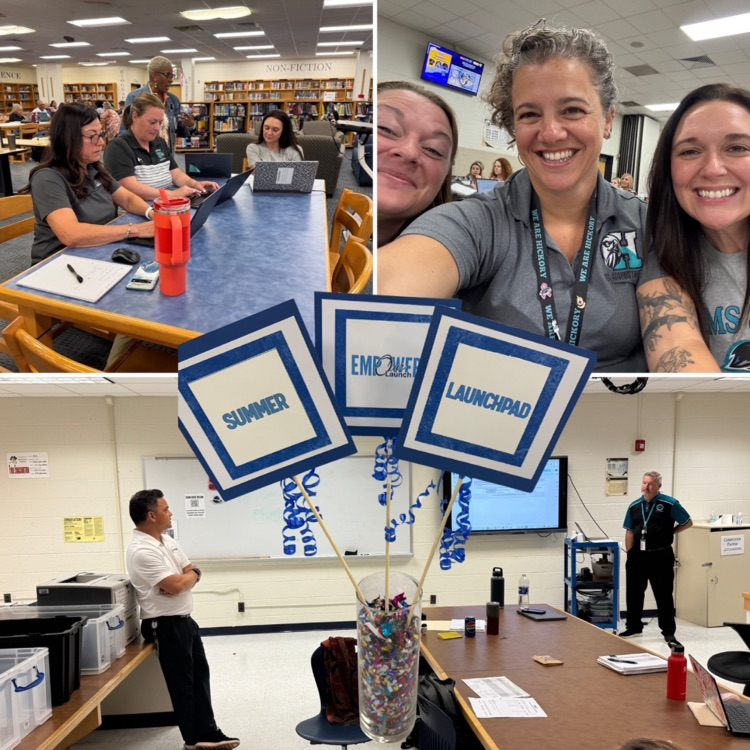 HMS admin and teacher leaders participating in a conference