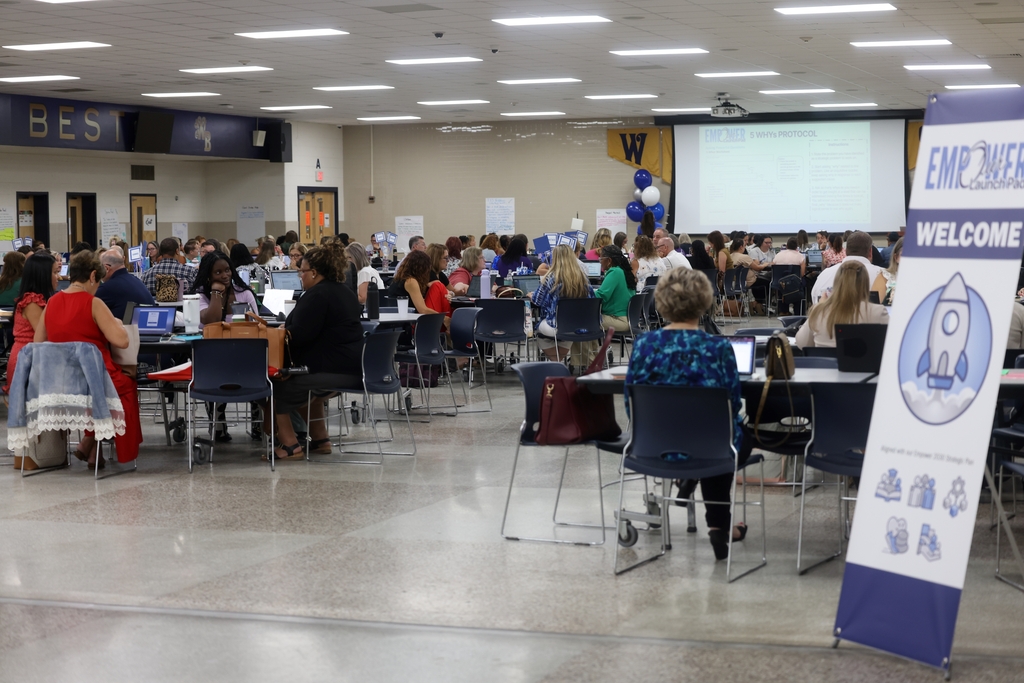 Summer LaunchPad participants engaging in a general conference session.