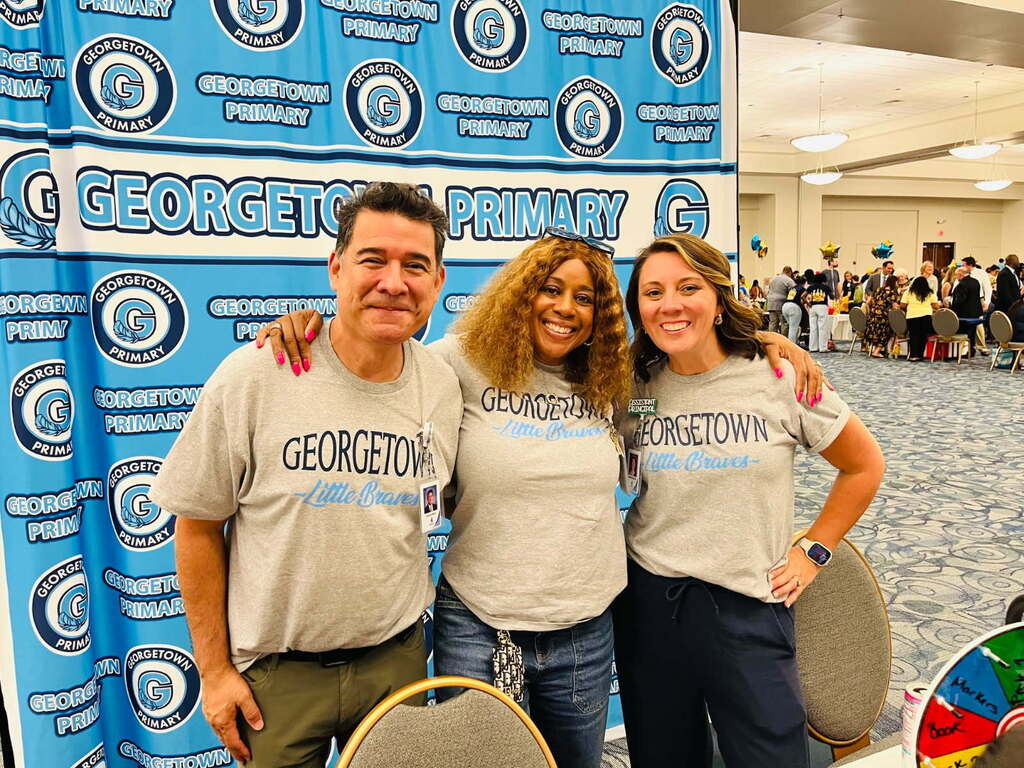 The A-Team: Mr. Albor, Mrs. Alexander, and Mrs. A. Gurkin