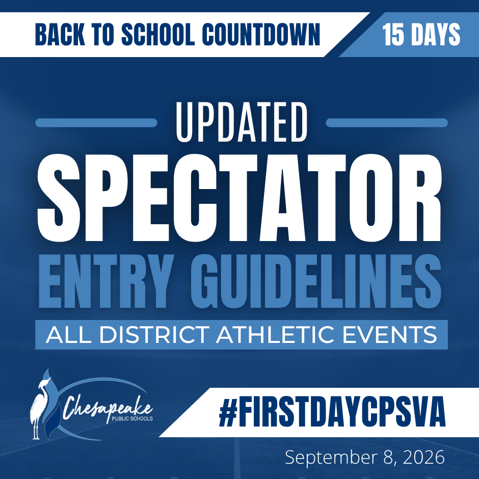 Updated Spectator Entry Guidelines for All District Athletic Events