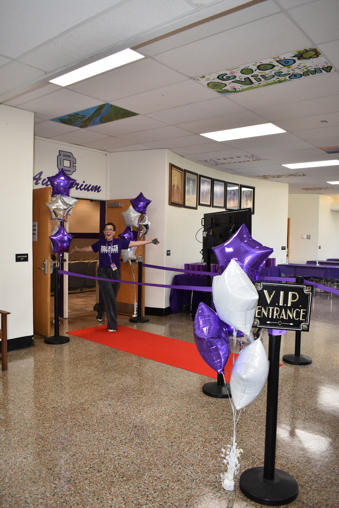Red carpet for teachers