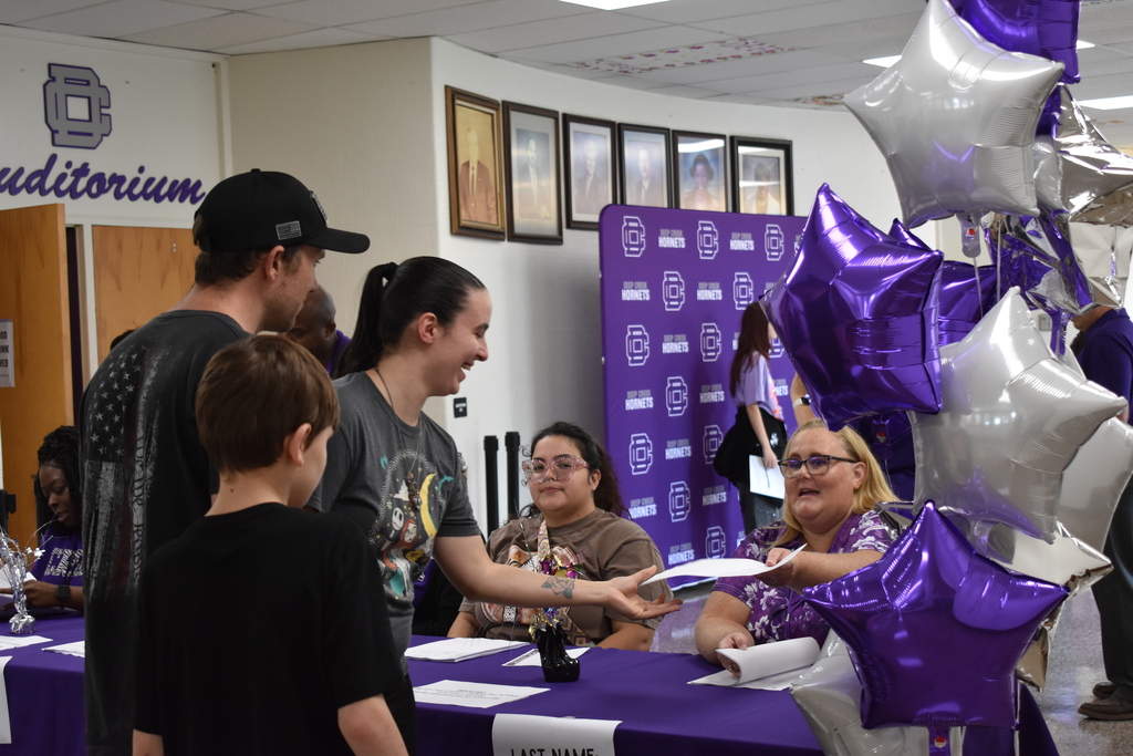 Families arriving to open house