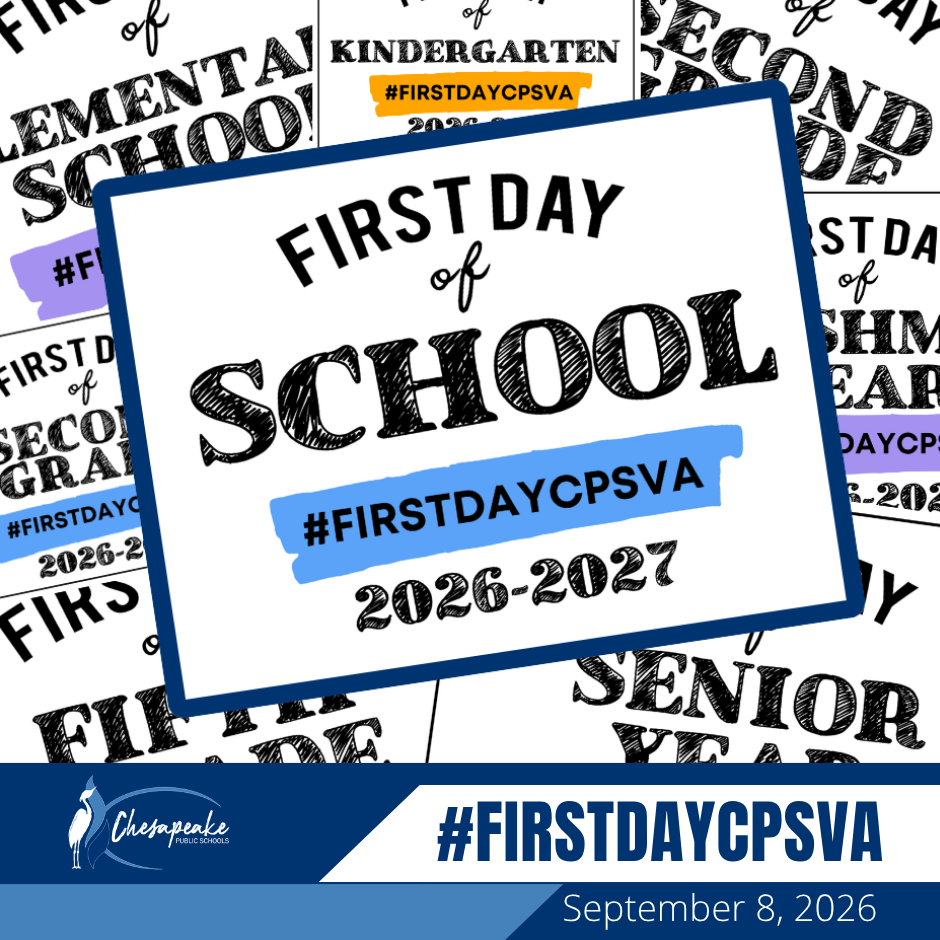 decorative first day of school sign