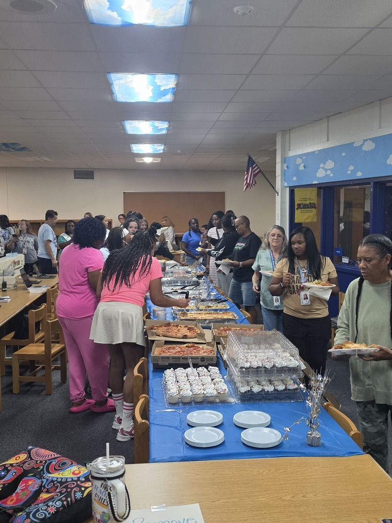 staff enjoying catered lunch
