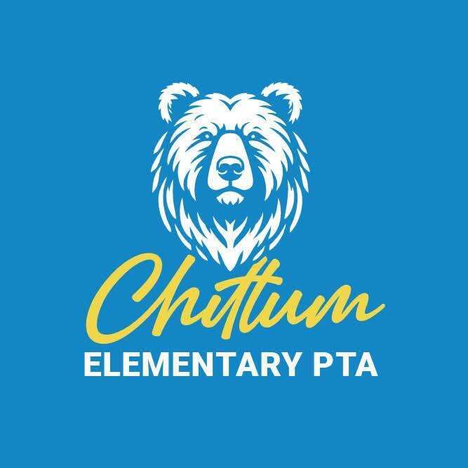 Chittum PTA logo with a bear