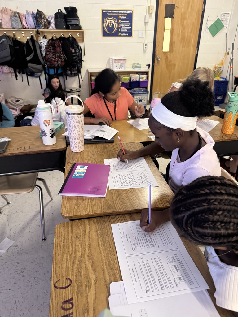 Students working together