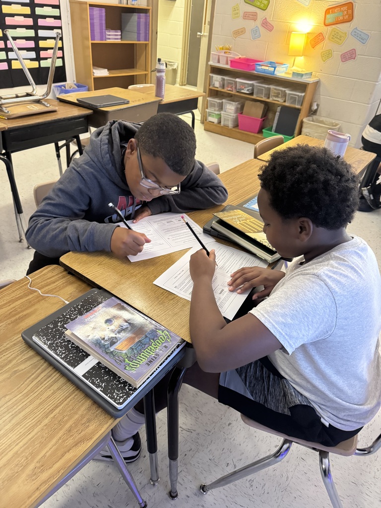 Students working together