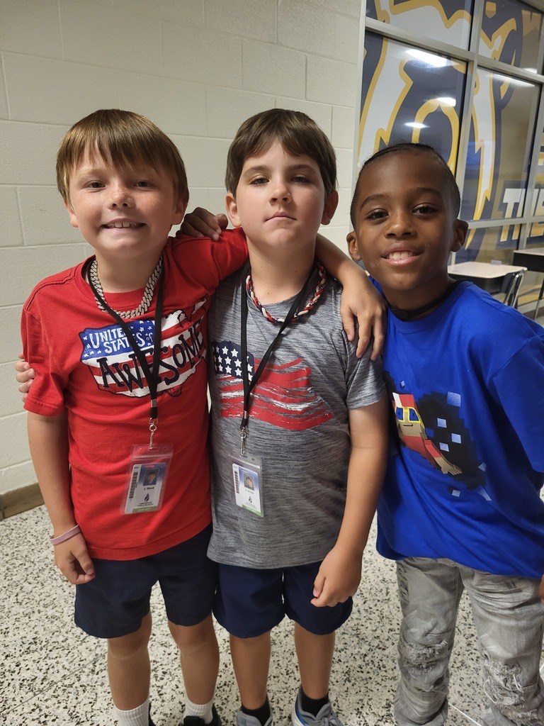 Red/White/Blue Place Value Math