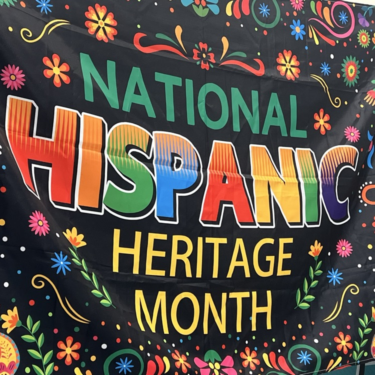a display featuring Hispanic heritage month