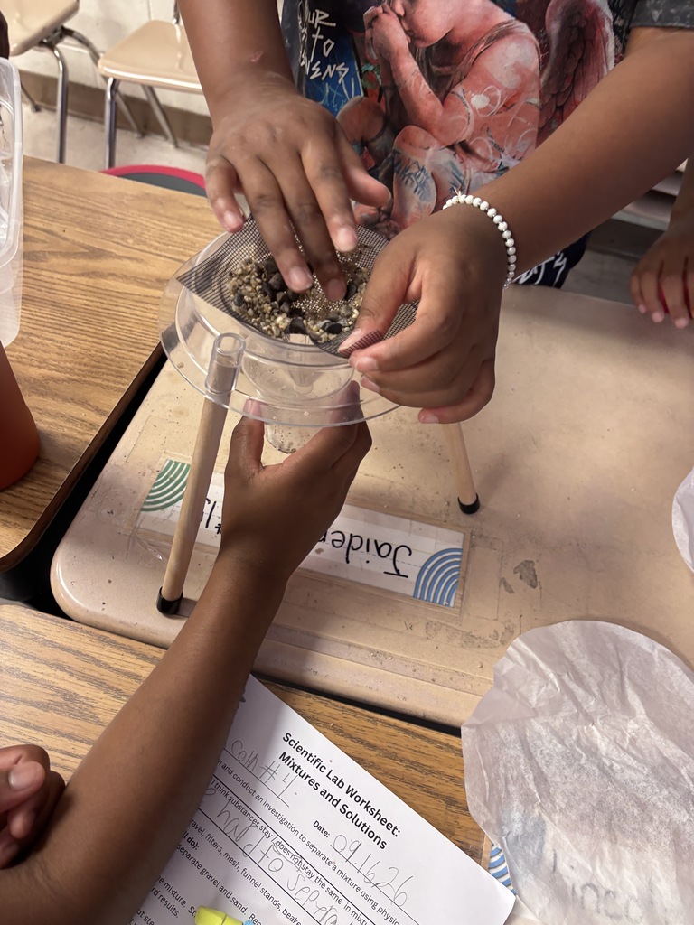 students exploring mixtures and solutions