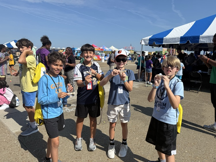 student at the airshow 