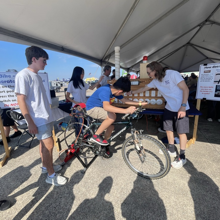 5th grader riding a bike