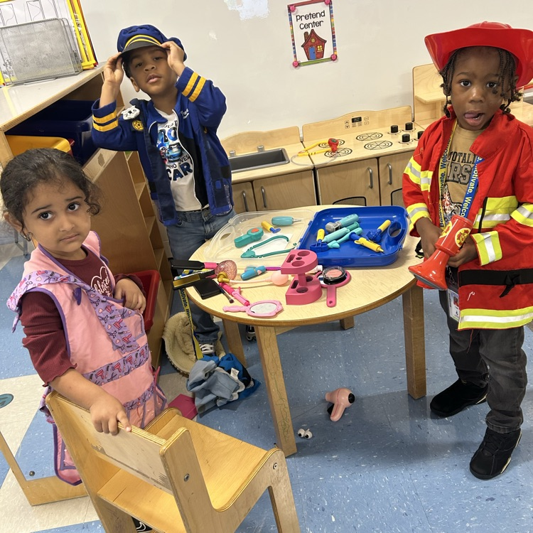 Students dressed up as community helpers!