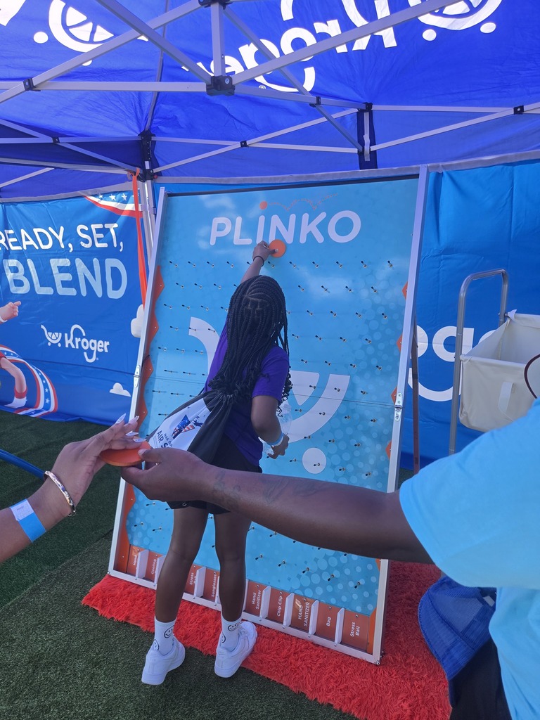 student playing plinko at the NAS Oceana Air Show