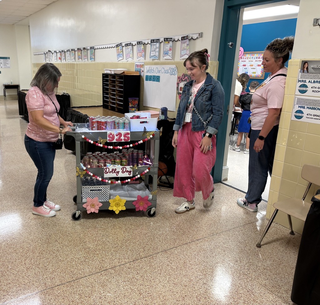 admin passing out treats to staff