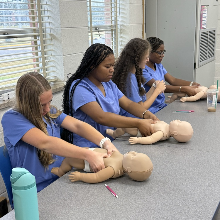 cpr training with Mr. Bernstein