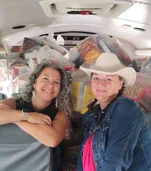 SCA sponsors loaded up with the boxes of cereal