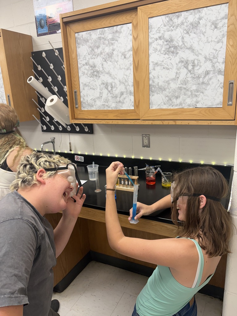 students enjoying the observation piece of their lab