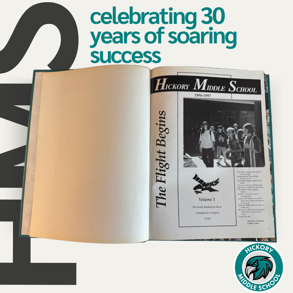 a picture of our first yearbook