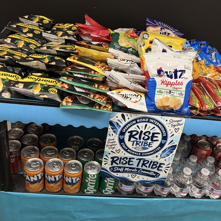 snacks on the RIsE tribe cart. 
