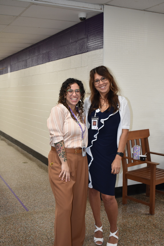 Students and teachers dressed to impress