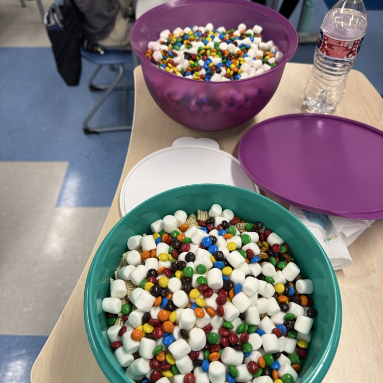 food mixtures in bright colored bowls