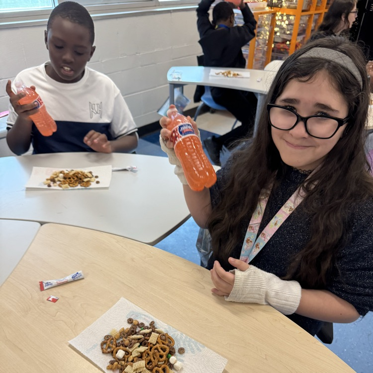 students making mixtures and solutions