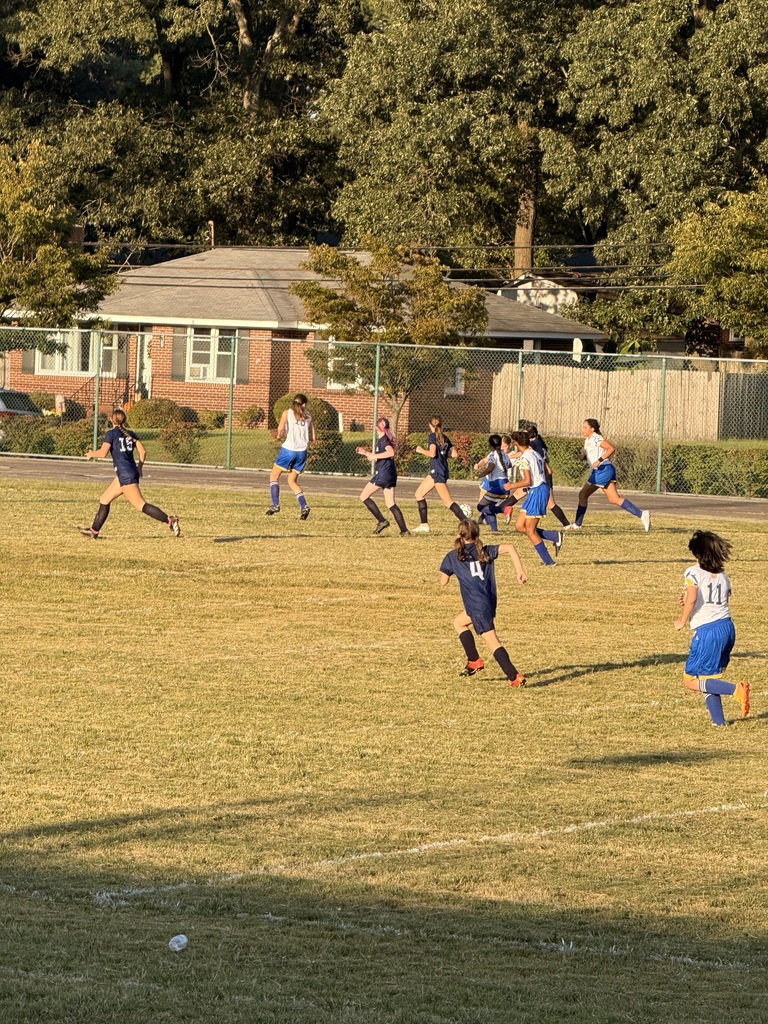 middle school girls playing soccer