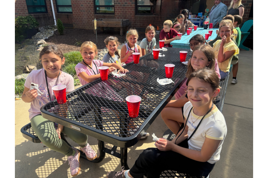 September Students of the Month proudly pose for photos as they are recognized for S.O.A.R.ing and demonstrating positive choices, kindness, responsibility, and hard work at BRI.