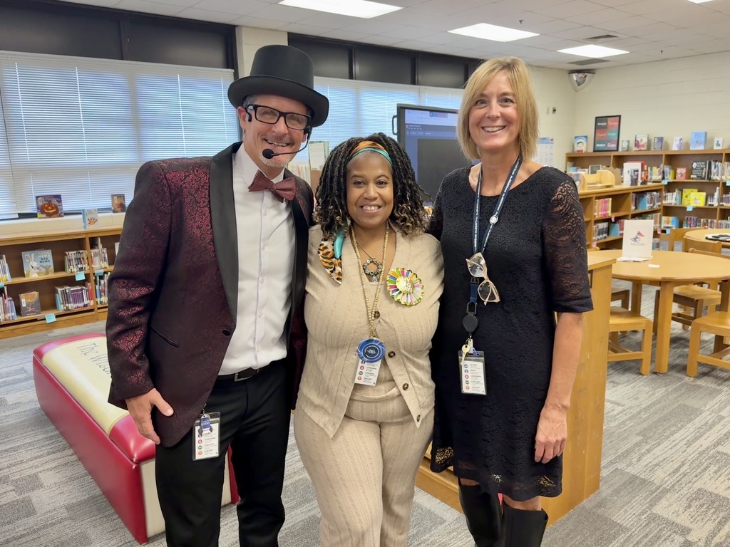 Admin with our Teacher of the Year, Mrs. Daniels!