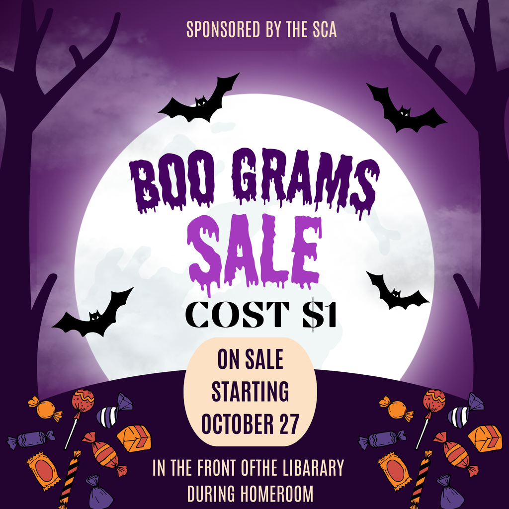 decorative image to announce Boo Grams