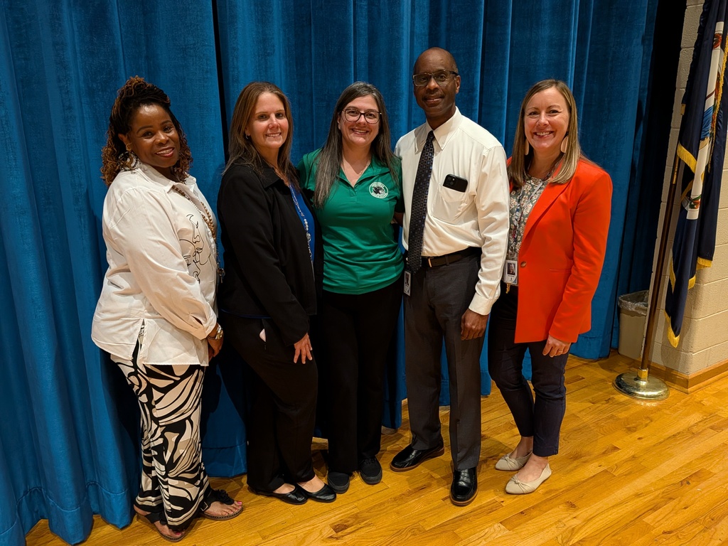 Teacher of the Year Katie MacDonald and Admin