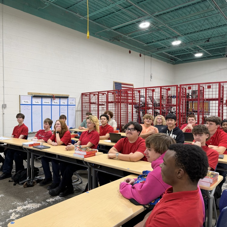 fire fighting class listening to former student