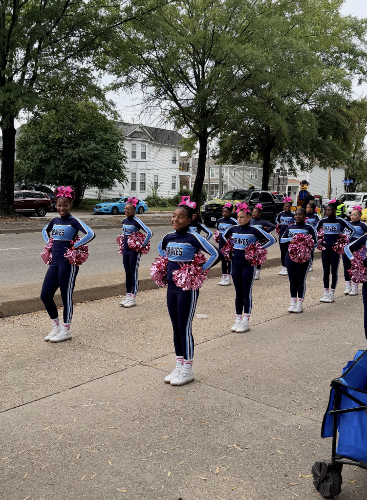 IRM Braves Cheerleaders at the NSU parade 