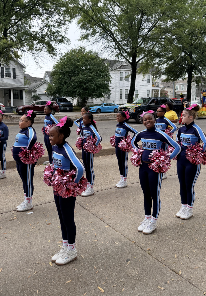 IRM Braves Cheerleaders at the NSU parade 