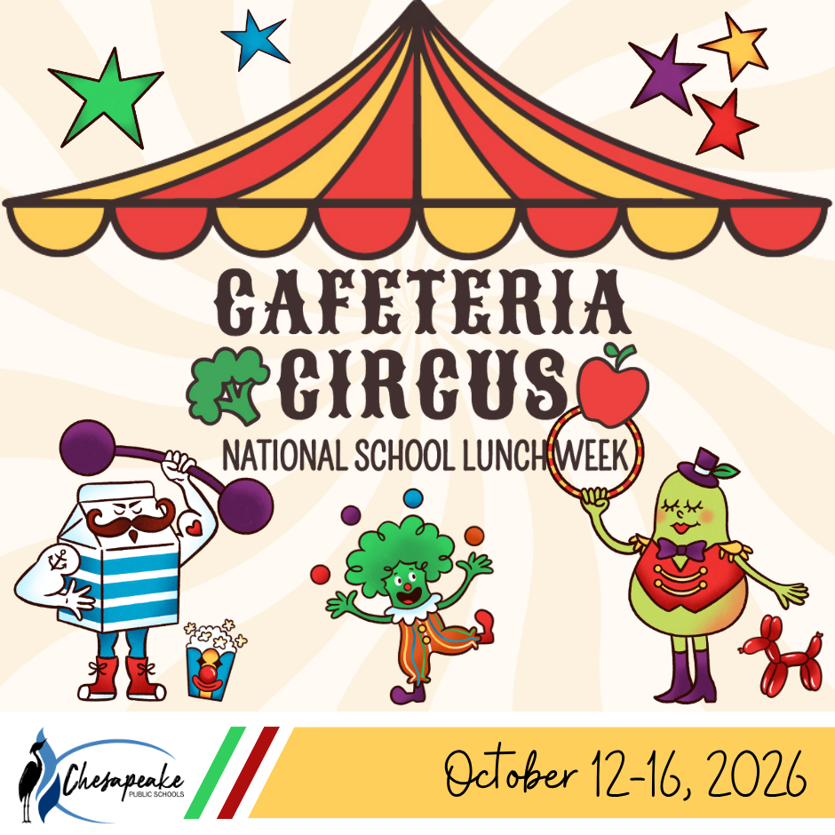 decorative circus theme cafeteria Circus text