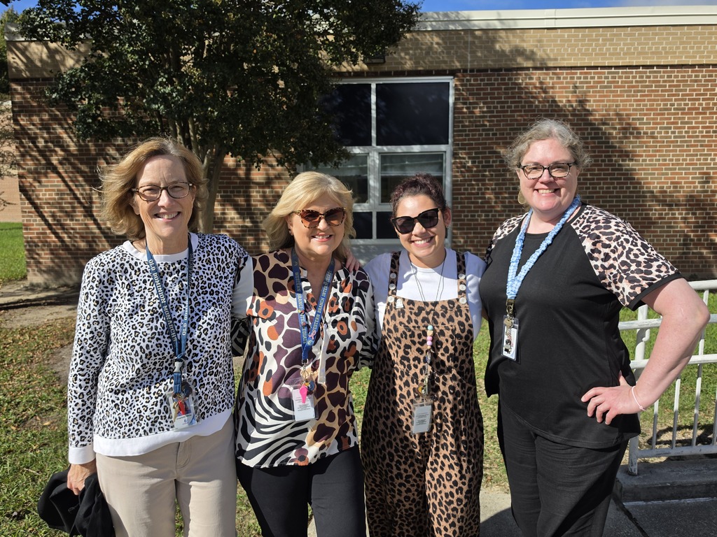 Teachers in animal print