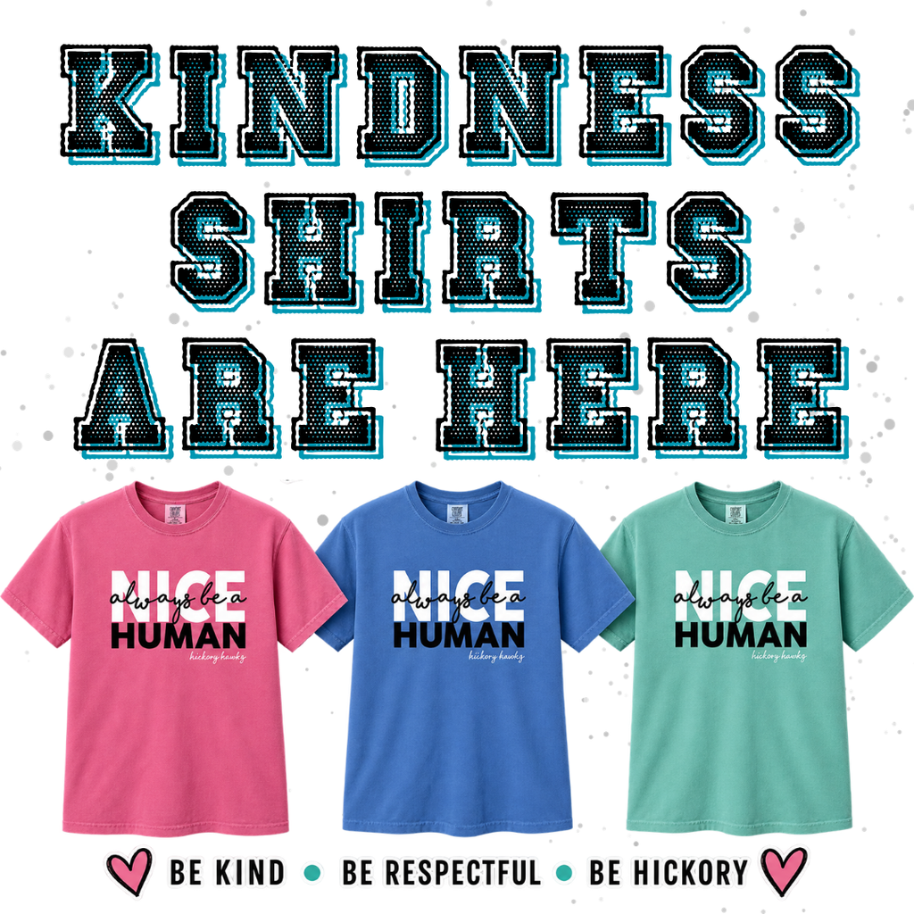 decorative image to announce the arrival of Kindness Shirts