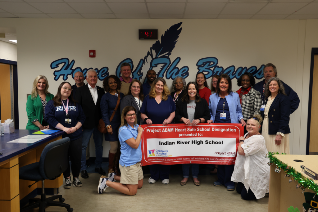Staff celebrates Heart Safe Achievement