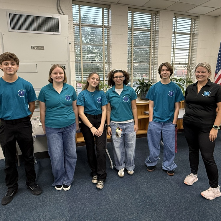 EMT students at the experience ccc open house. 