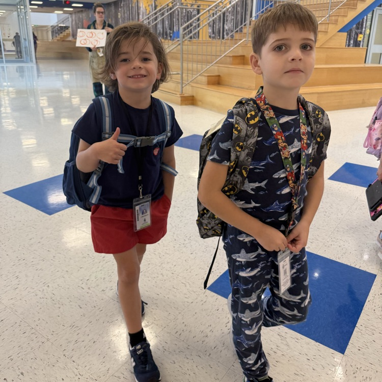 pajamas day! friends smiling in jammies!