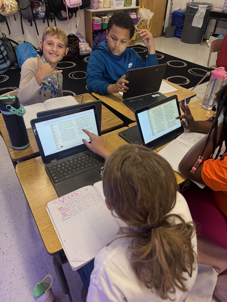 Students working together