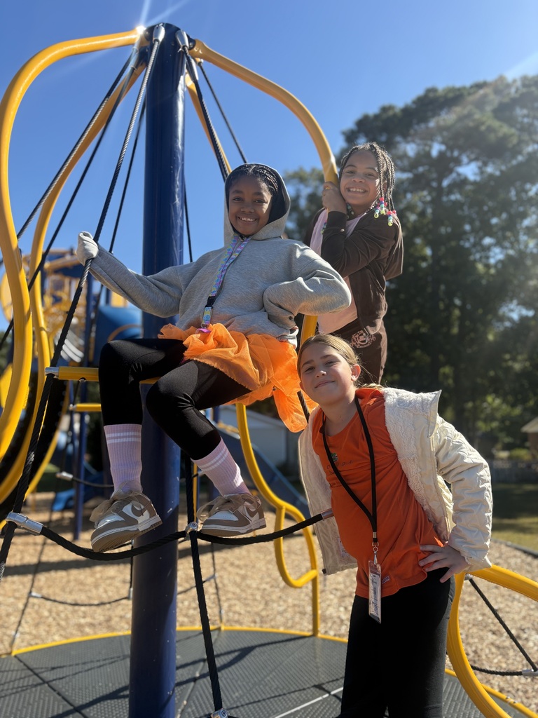 Kids wearing orange