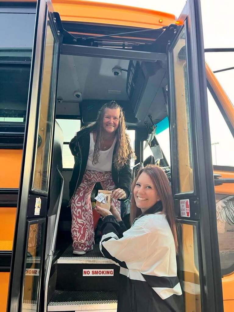 Bus drivers smile on Bus Appreciation Day