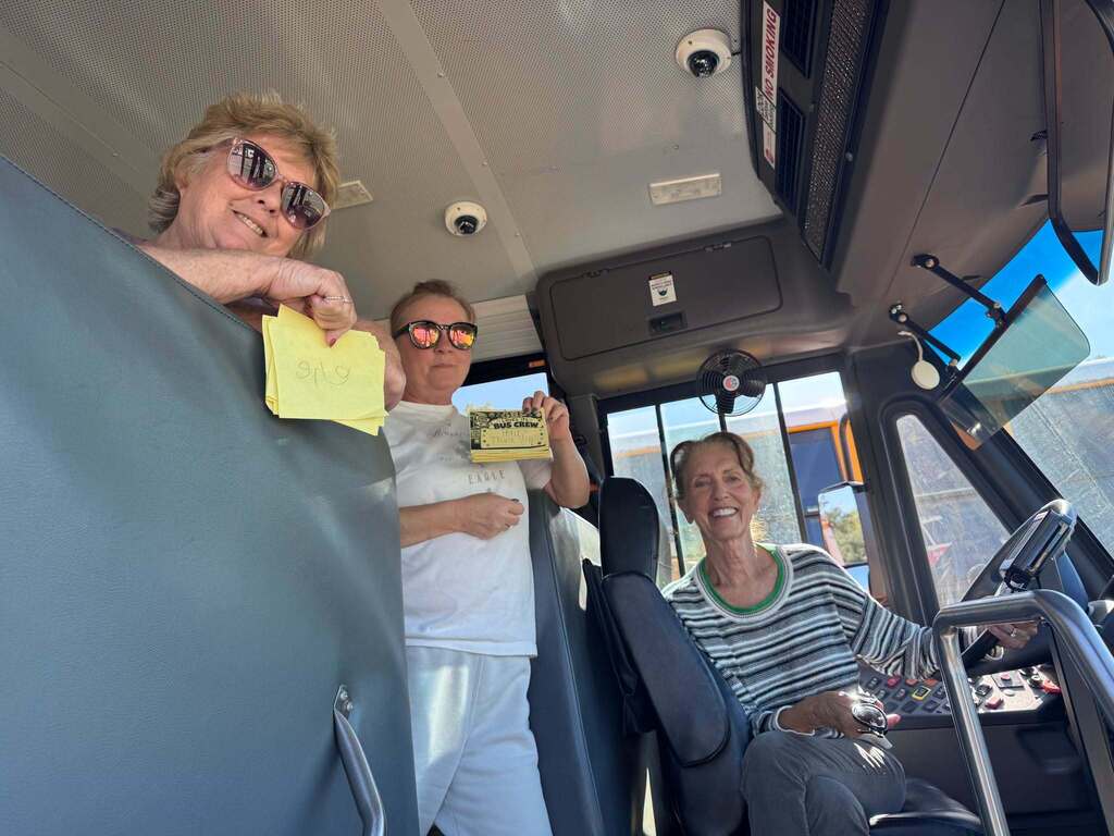 Bus drivers smile on Bus Appreciation Day
