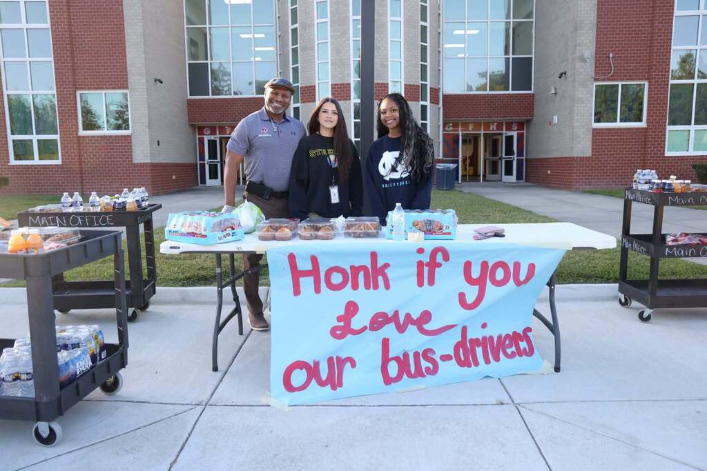 Bus drivers smile on Bus Appreciation Day