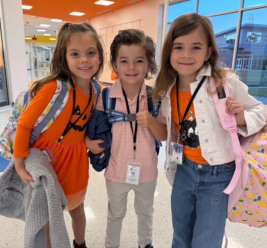Students wearing orange for unity day!