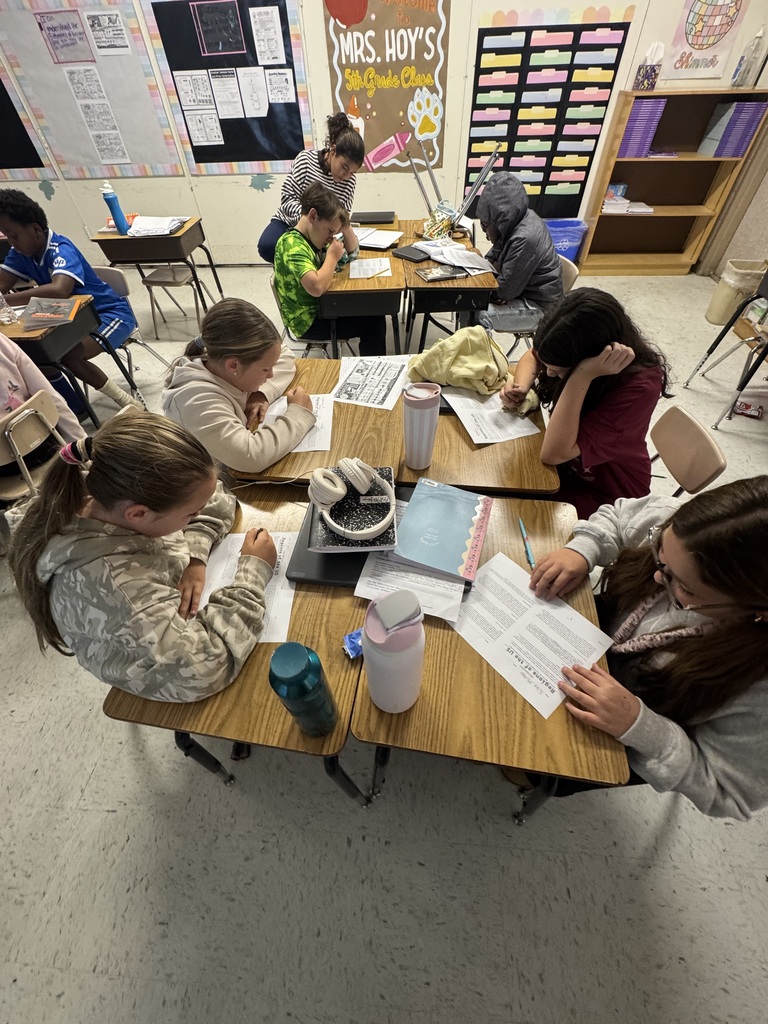 Kids working on geography