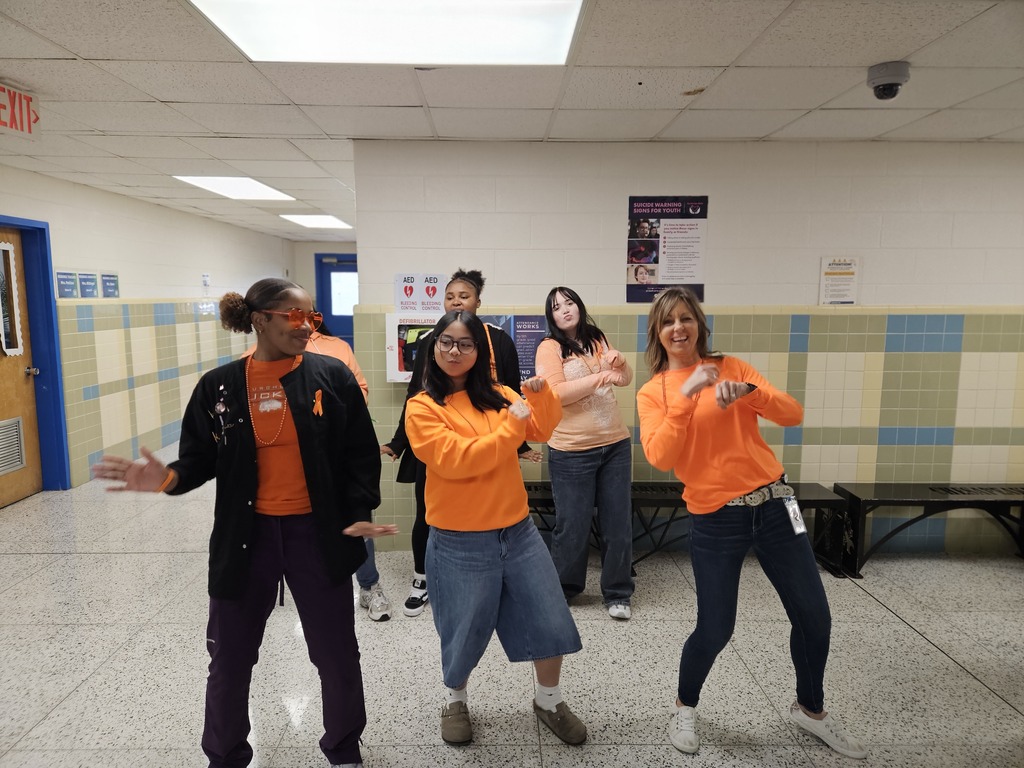 Students dancing for unity day